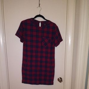 Madewell Plaid T-shirt Dress